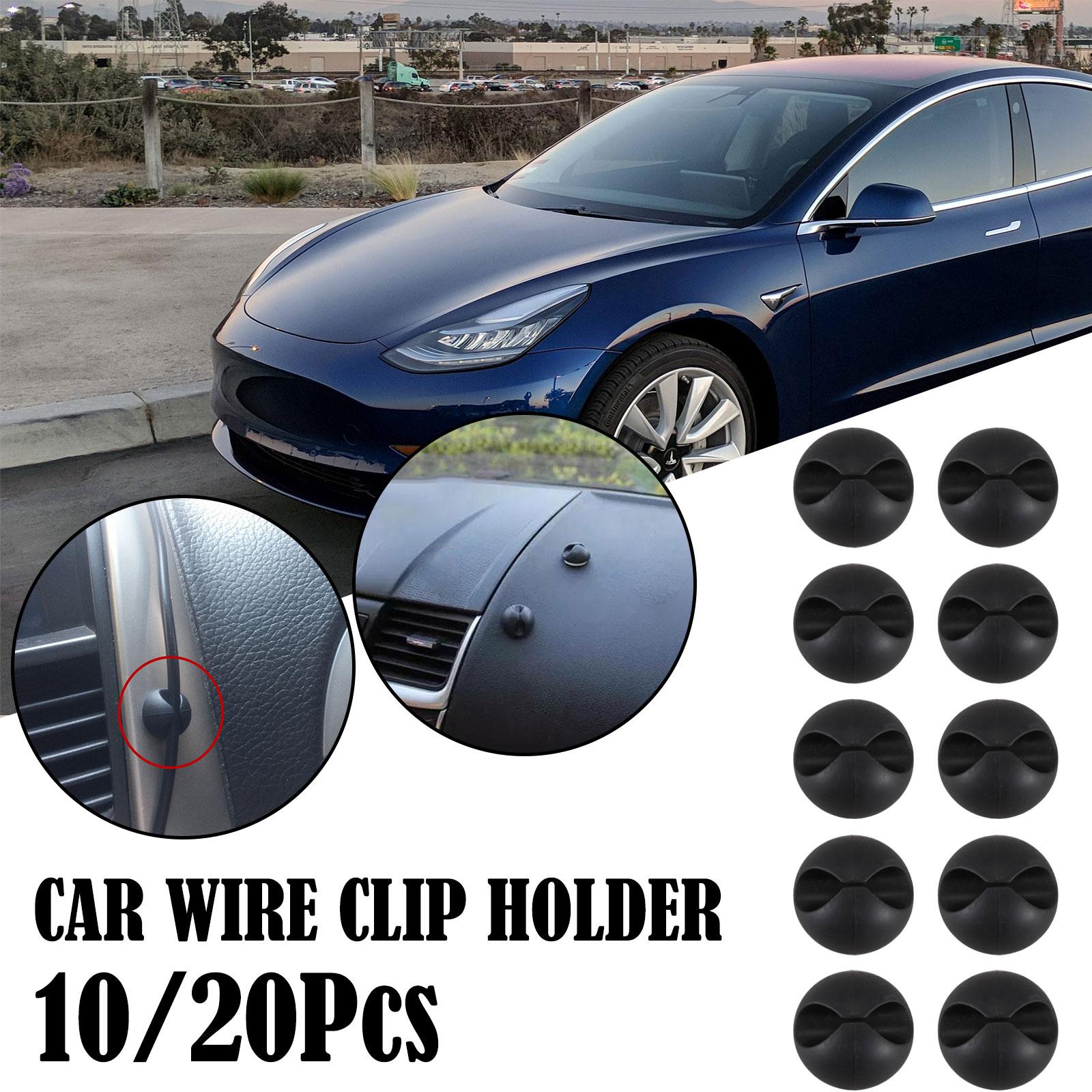 Desk Setup Hub - Car Dashboard Data Cable Clip Self-Adhesive
