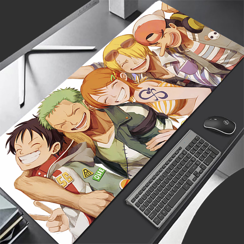 Desk Setup Accessories - Mouse Pad One Piece Anime Durable