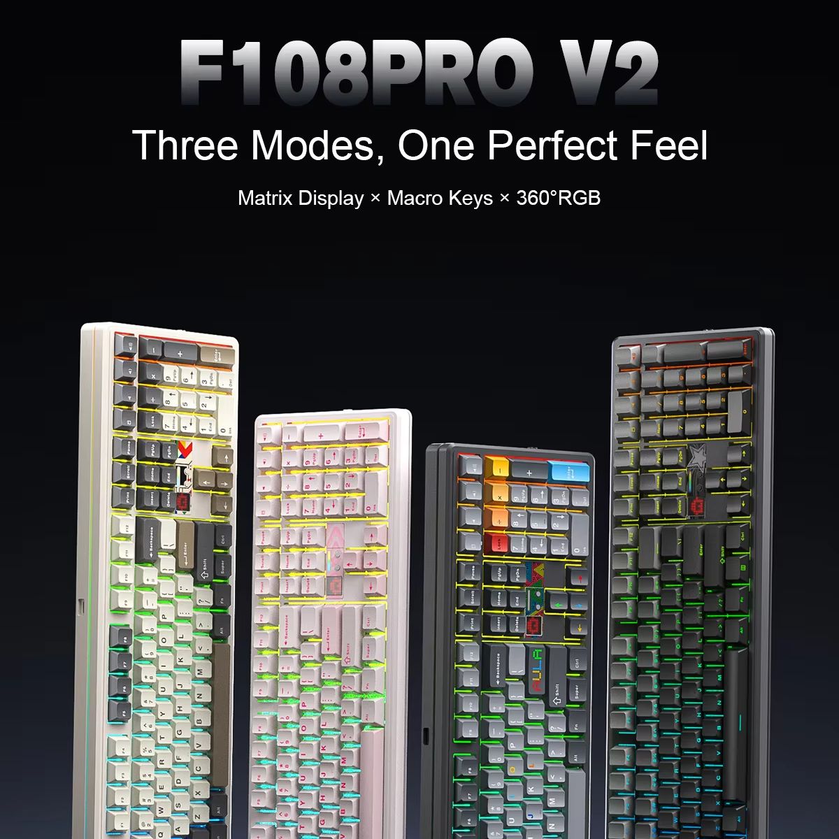 Desk Hifi Setup - AULA F108 PRO V2 Mechanical Keyboard