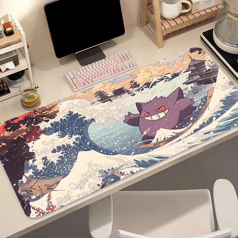 Desk Setup Accessories - Anime Mouse Pad 90x40cm Pokemon Gengar