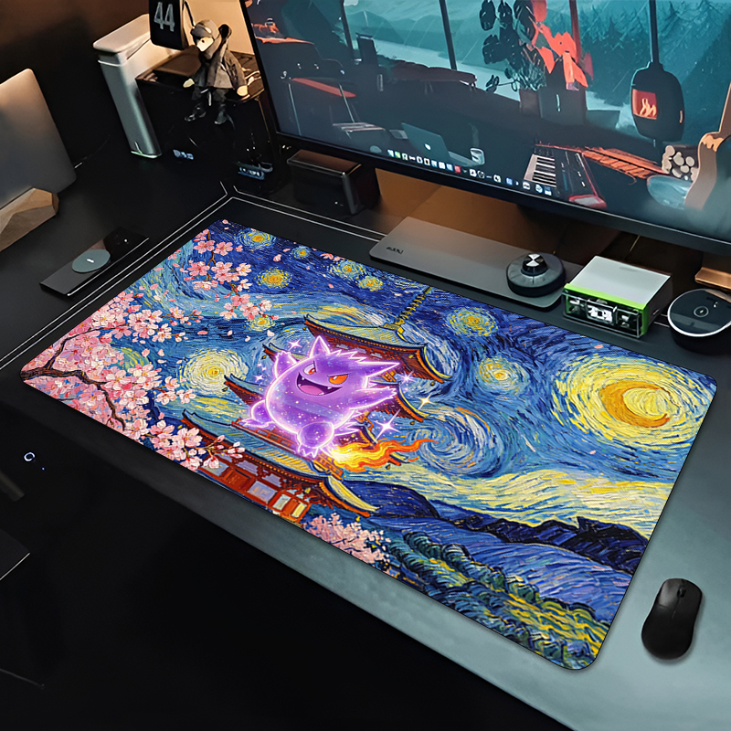 Anime Mouse Pad Pokemon Gengar - огляд і ціна Desk Setup Accessories