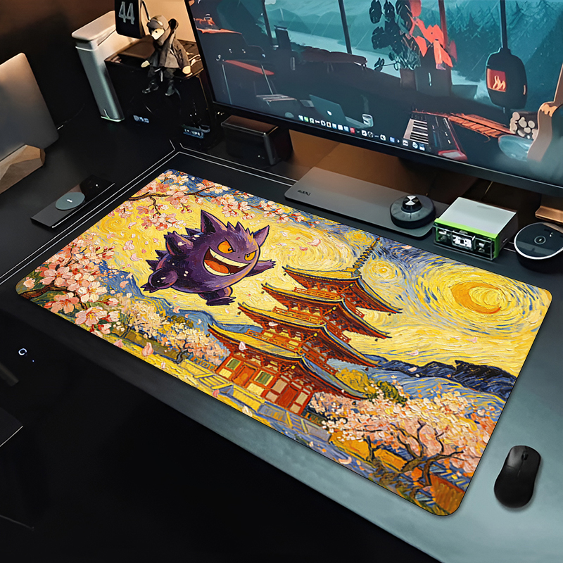 Anime Mouse Pad Pokemon Gengar - огляд і ціна Desk Setup Accessories