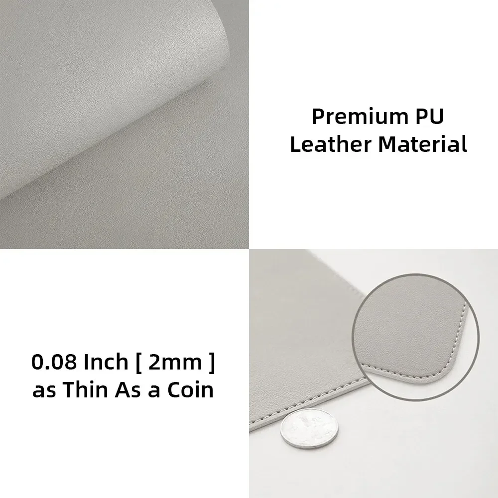 1 Pcs Large Size 60*30mm Offic - огляд і ціна Desk Pad Leather Large