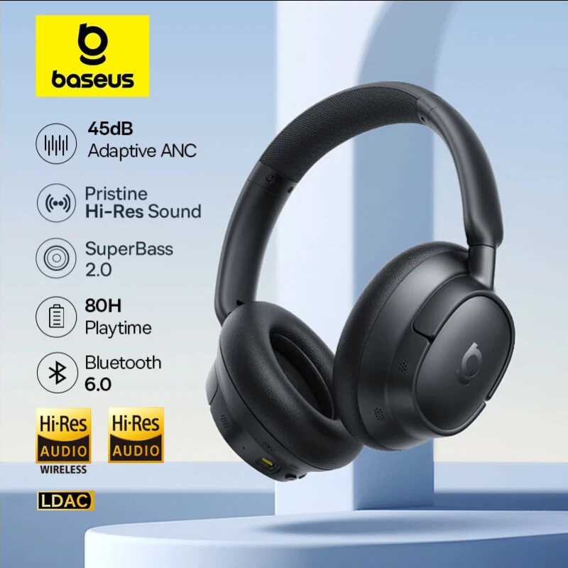 Baseus EH10 NC ANC Wireless He - огляд і ціна Desk Hifi Setup