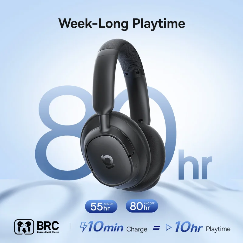 Baseus EH10 NC ANC Wireless He - огляд і ціна Desk Hifi Setup