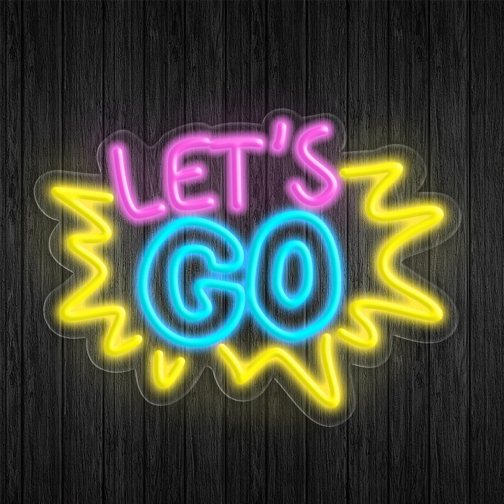 LET'S GO Multicolor LED Neon S - огляд і ціна Desk Setup Quotes