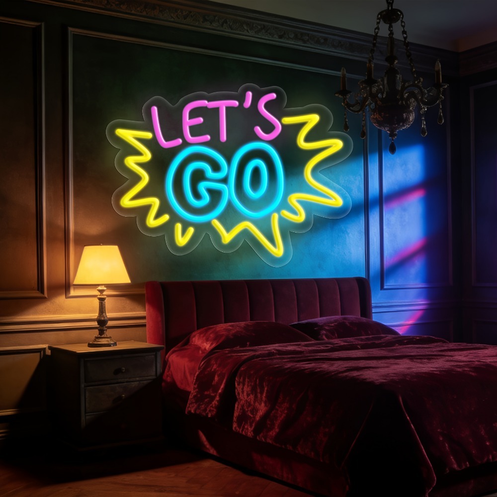 LET'S GO Multicolor LED Neon S - огляд і ціна Desk Setup Quotes