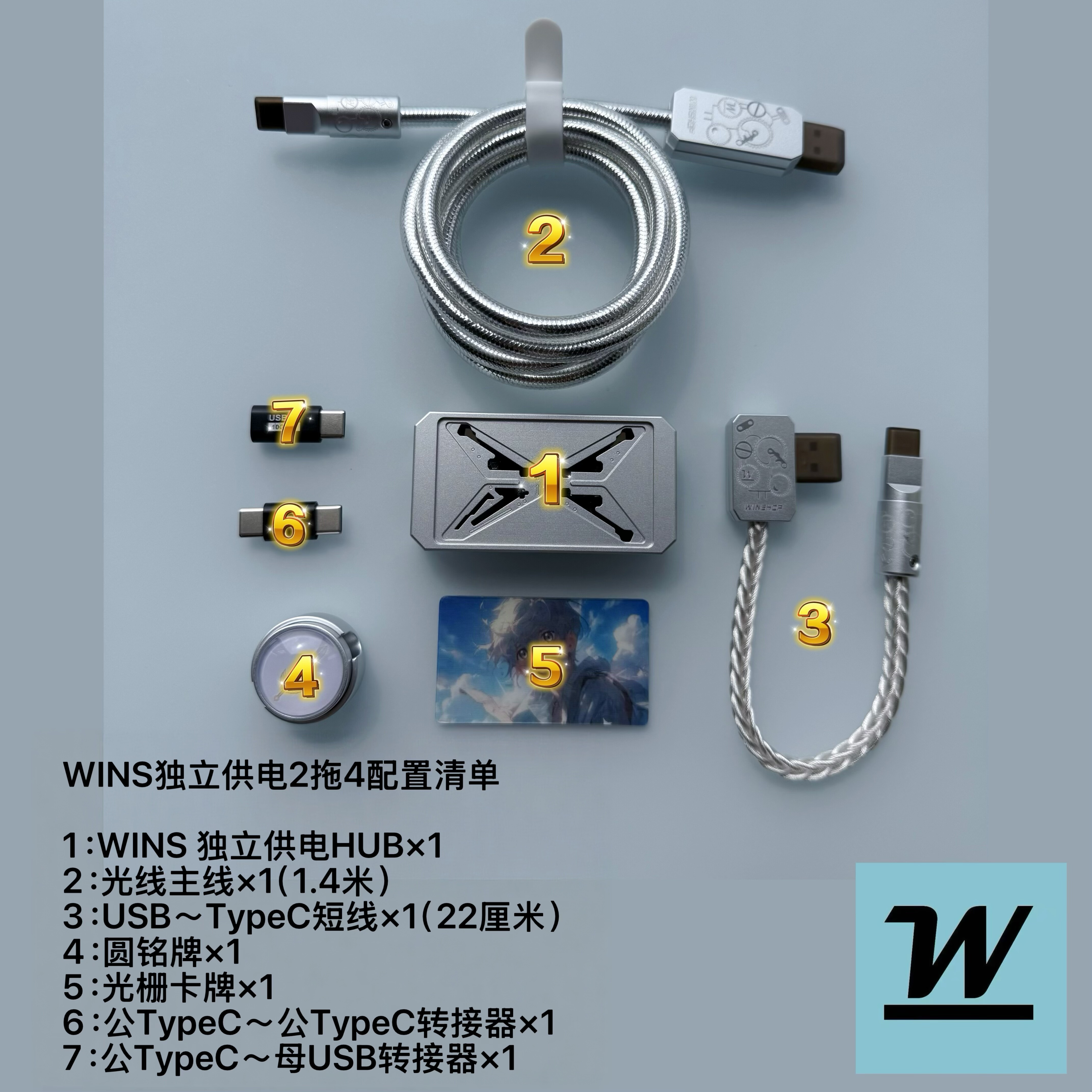 WINSHOP Esports USB HUB 2-in-1 - огляд і ціна Desk Setup Hub