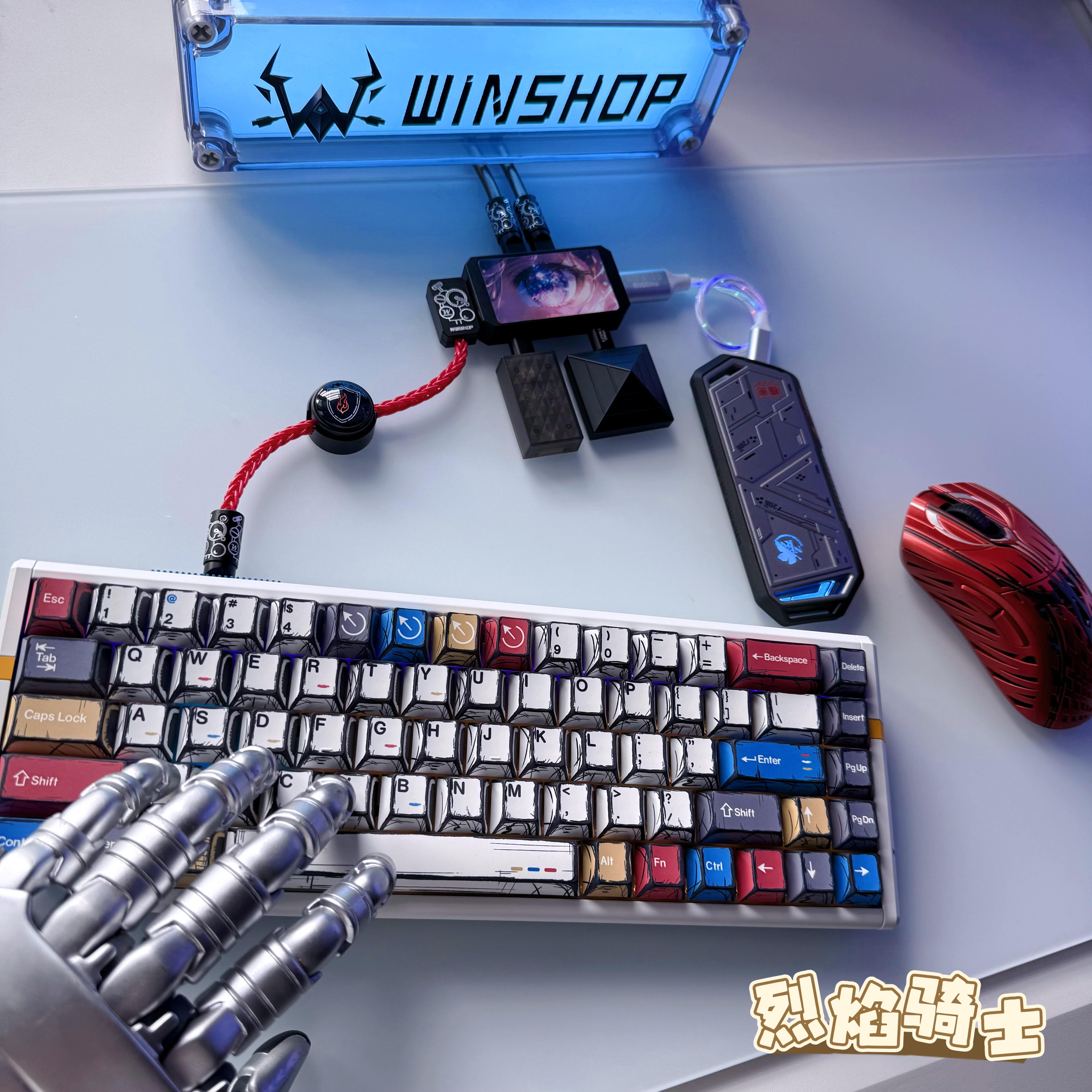 WINSHOP Esports USB HUB 2-in-1 - огляд і ціна Desk Setup Hub
