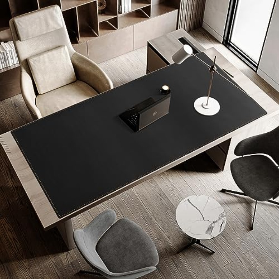 63x31.5 Leather Desk Mat XXL L - огляд і ціна Desk Pad Leather Large