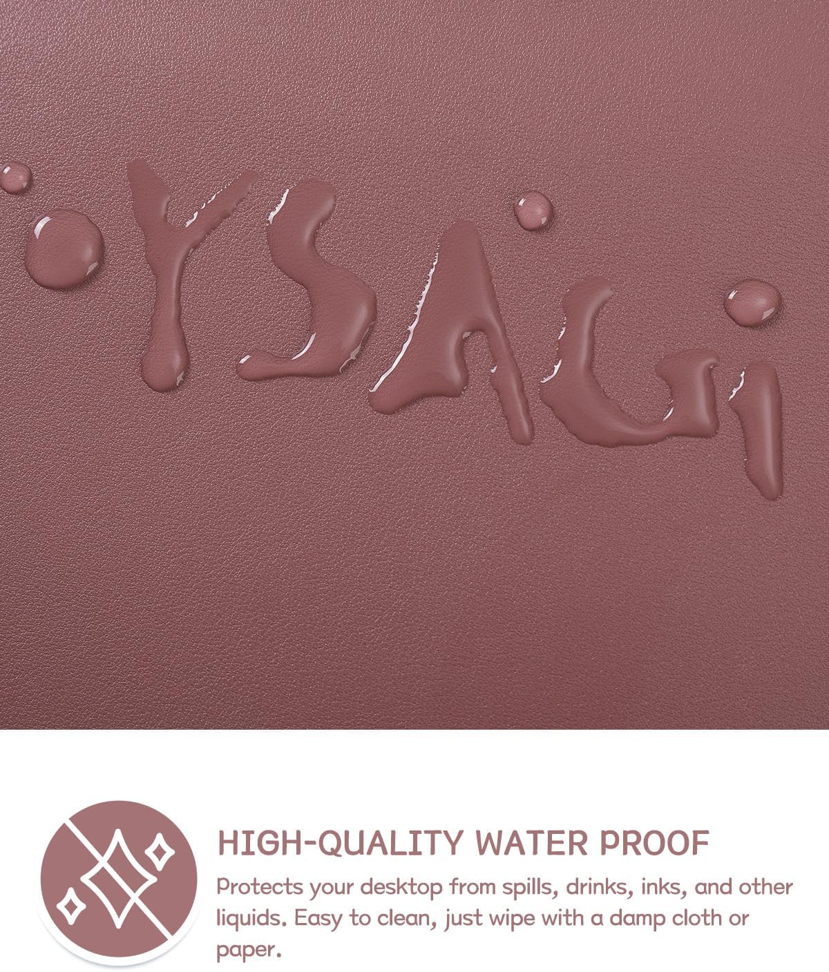 Non-Slip Leather Desk Pad, Wat - огляд і ціна Desk Pad Leather Large