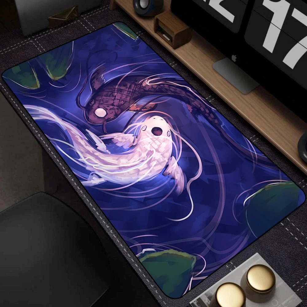 Black White Japanese Koi Fish  - огляд і ціна Desk Setup Black And White