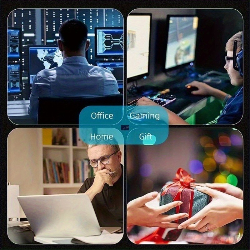 Large Non-Slip Gaming Office M - огляд і ціна Desk Setup Pc And Laptop
