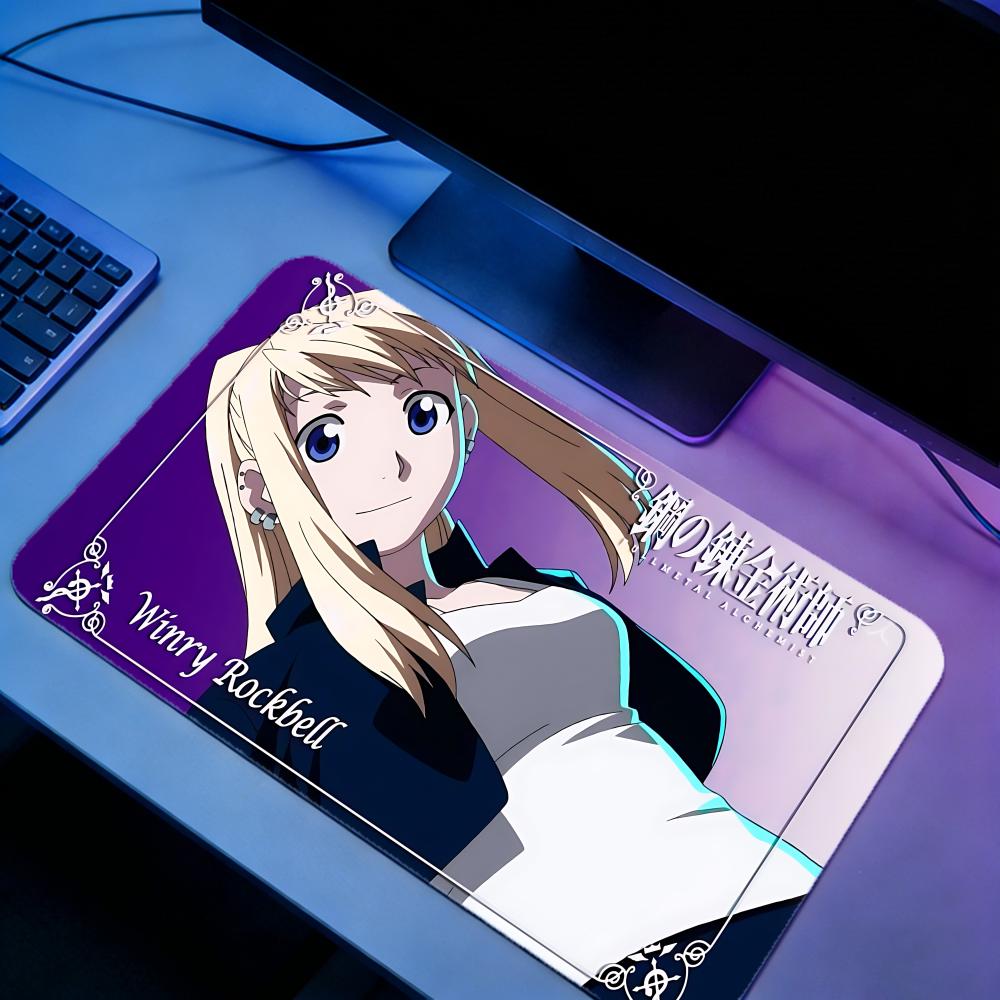 Gaming Mouse Pad FFullmetal Al - огляд і ціна Desk Setup Pc And Laptop