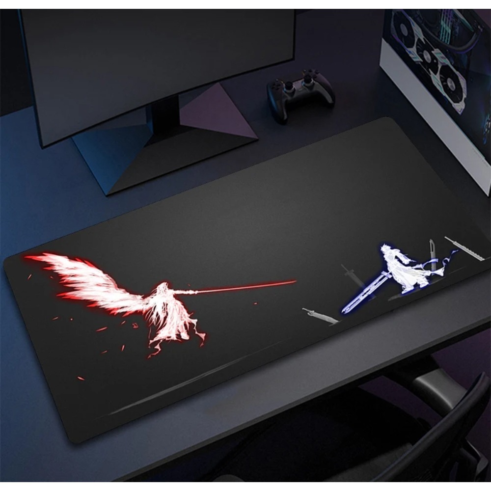 Large Oversized Black White Ar - огляд і ціна Desk Setup Black And White