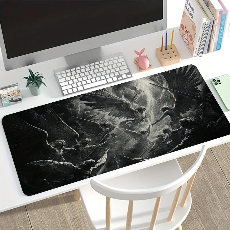 Epic Angel War Scene Extended  - огляд і ціна Desk Setup Black And White