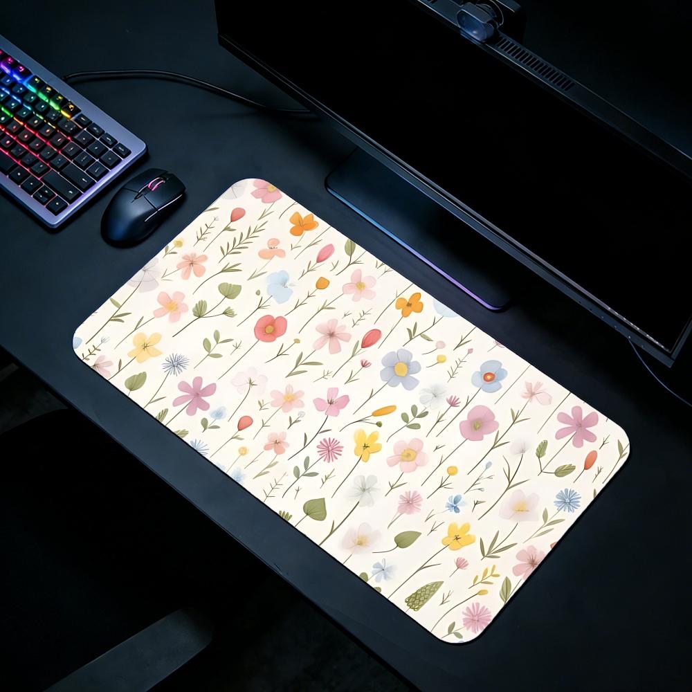 Gaming Mouse Pad Floral GGentl - огляд і ціна Desk Setup Pc And Laptop