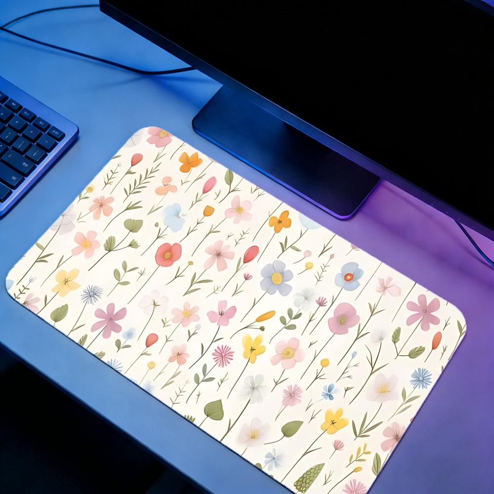 Gaming Mouse Pad Floral GGentl - огляд і ціна Desk Setup Pc And Laptop