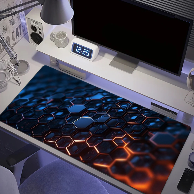 Large gaming Mouse Pad Big Red - огляд і ціна Desk Setup Red