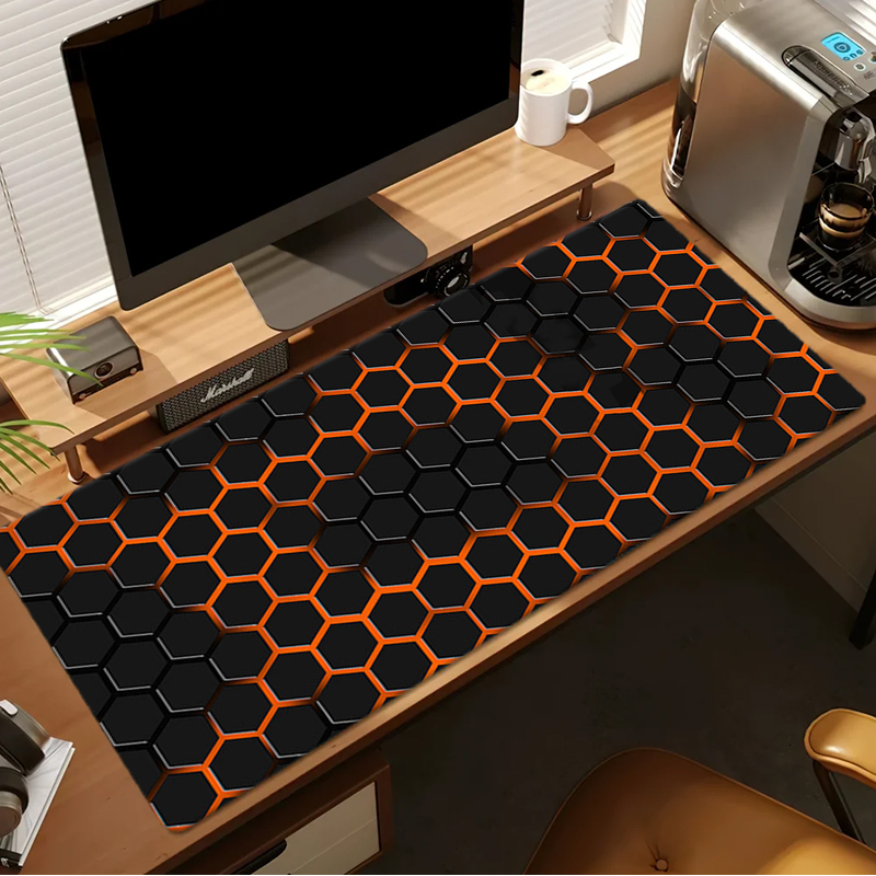Large gaming Mouse Pad Big Red - огляд і ціна Desk Setup Red