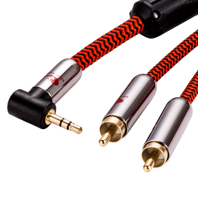 Hifi Audio Cable 90 Degree Ang - огляд і ціна Desk Hifi Setup