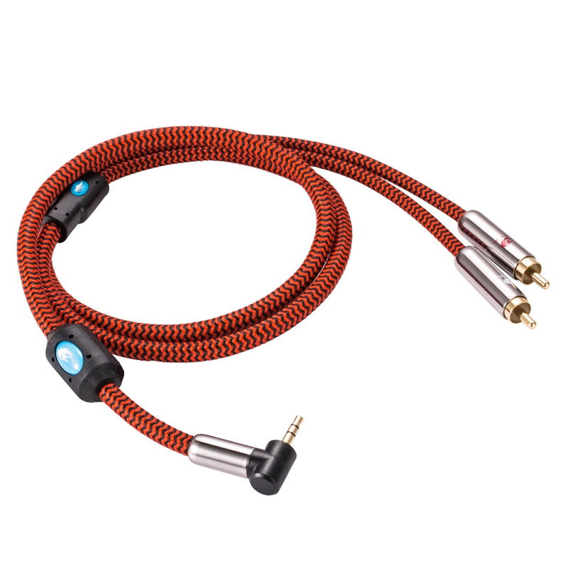 Hifi Audio Cable 90 Degree Ang - огляд і ціна Desk Hifi Setup