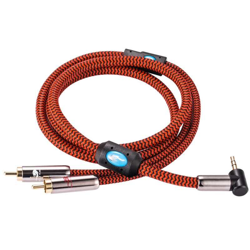 Hifi Audio Cable 90 Degree Ang - огляд і ціна Desk Hifi Setup