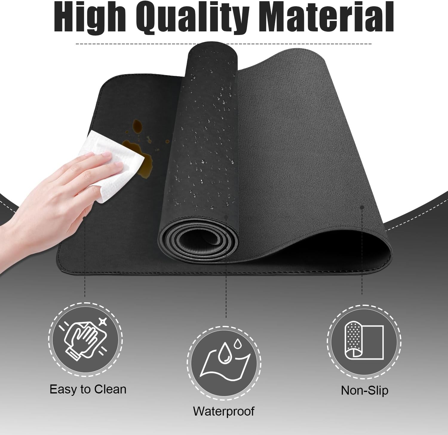 Large Leather Desk Pad Protect - огляд і ціна Desk Pad Leather Large