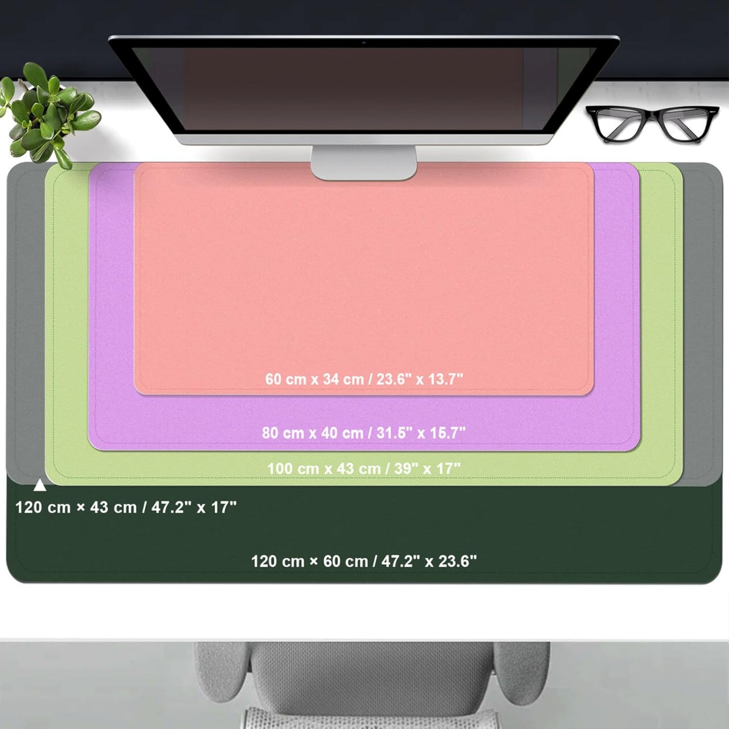 Large Leather Desk Pad Protect - огляд і ціна Desk Pad Leather Large