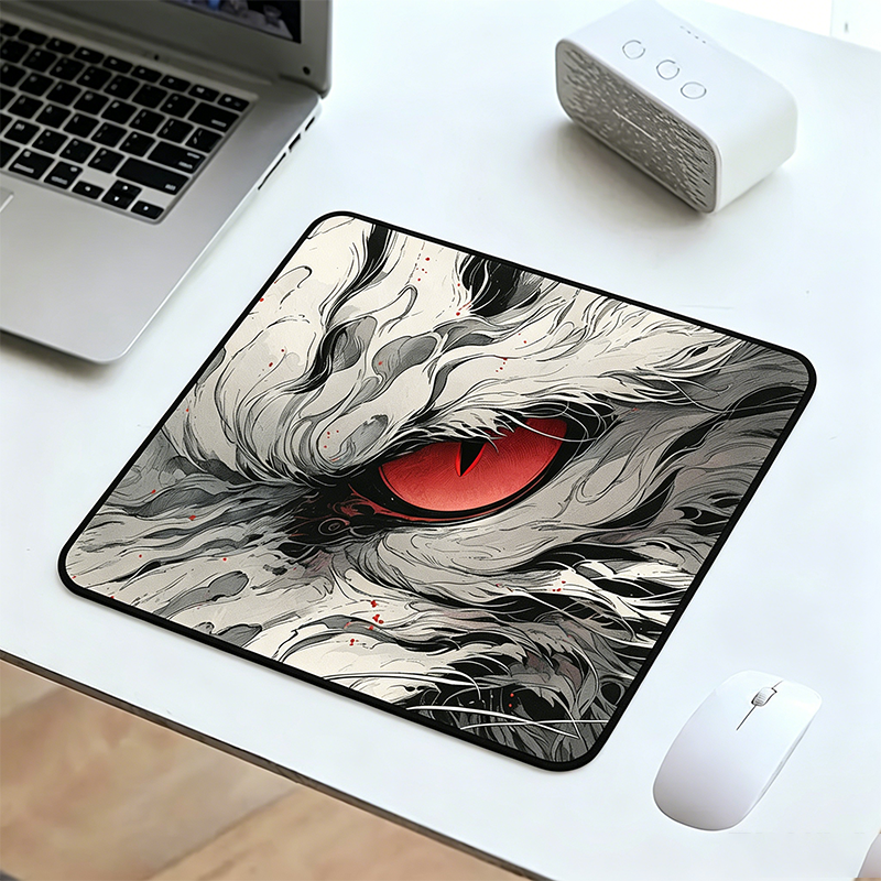 Rubber Gaming Mouse Pad 26x21c - огляд і ціна Desk Setup Red