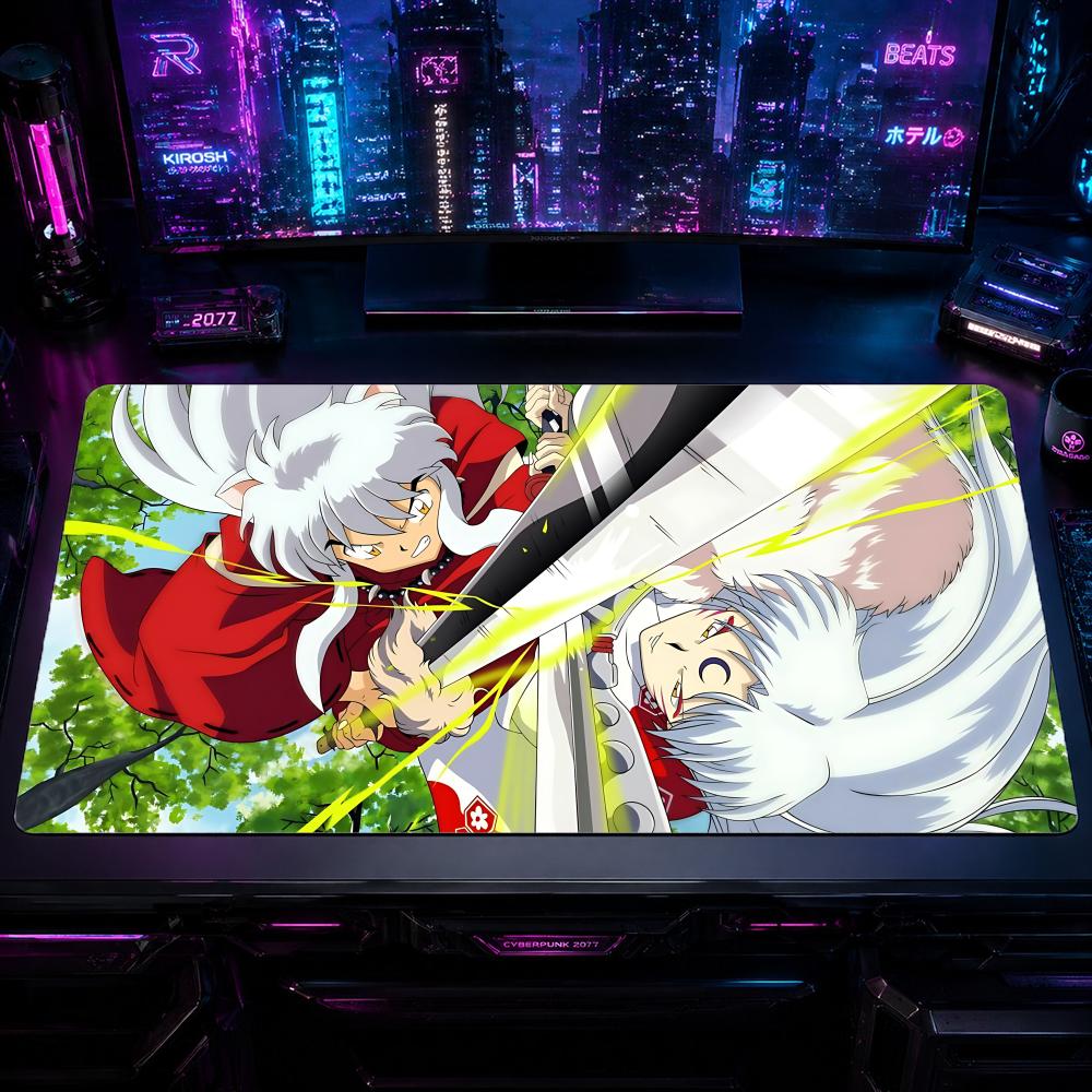 Gaming Mouse Pad Anime IInuyas - огляд і ціна Desk Setup Pc And Laptop
