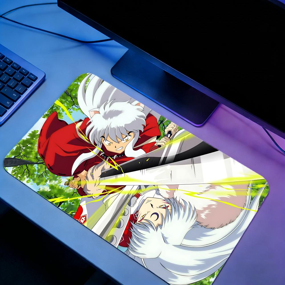 Gaming Mouse Pad Anime IInuyas - огляд і ціна Desk Setup Pc And Laptop