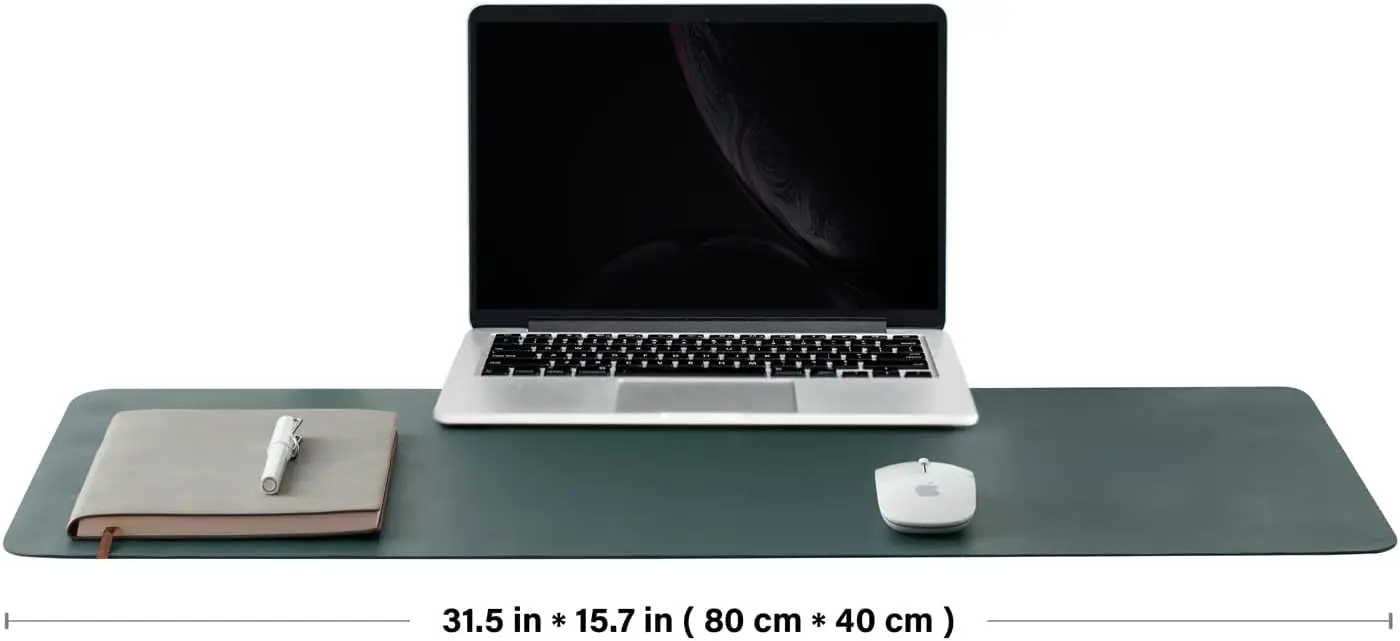 Cork Desk Mat Dual-Sided Desk  - огляд і ціна Desk Pad Leather Large