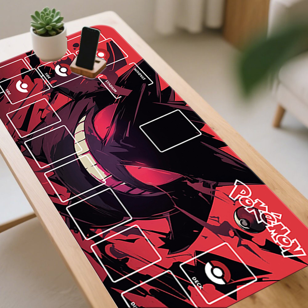 Pokemon Gengar Red Black TCG P - огляд і ціна Desk Setup Red