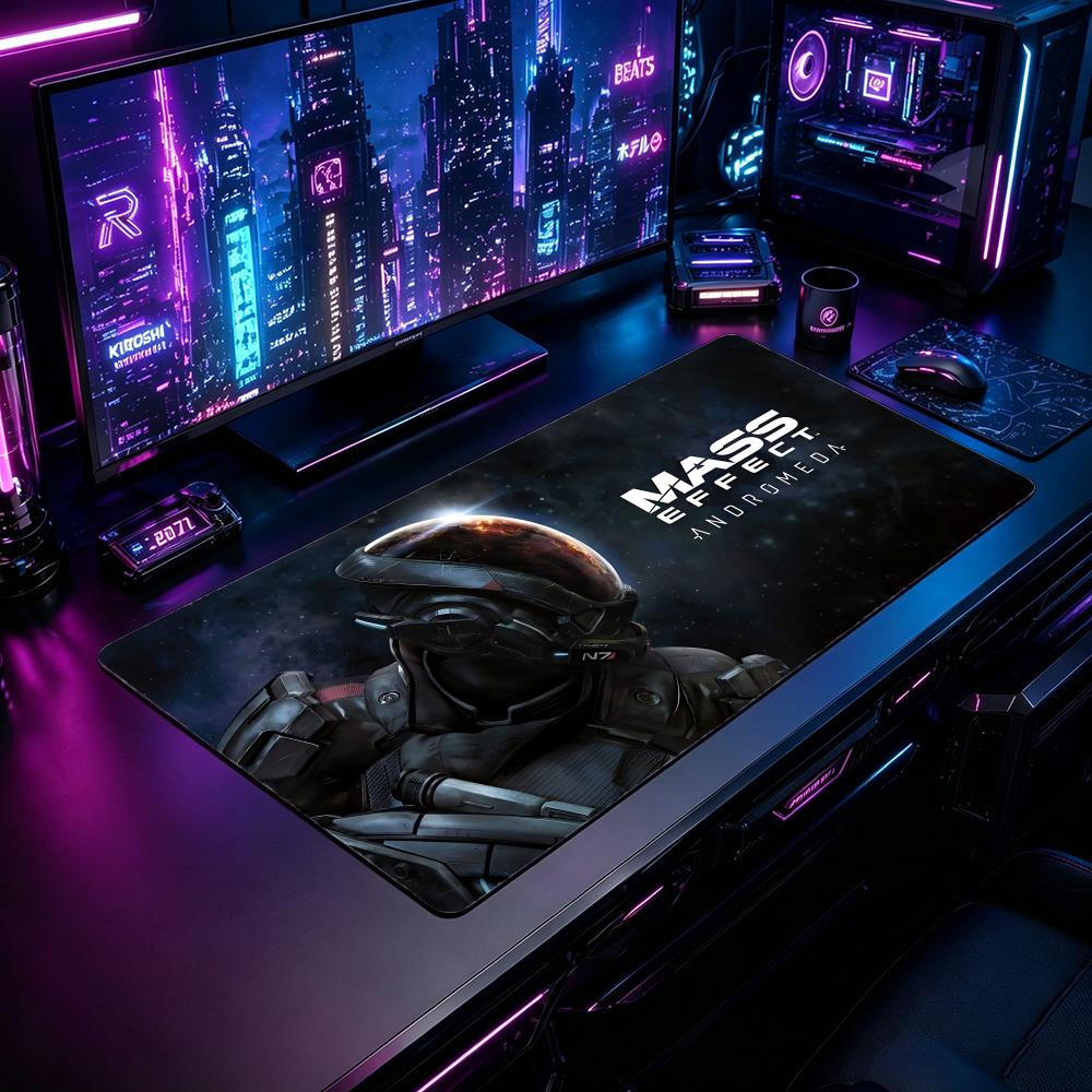 Gaming Mouse Pad MMass Effect  - огляд і ціна Desk Setup Pc And Laptop