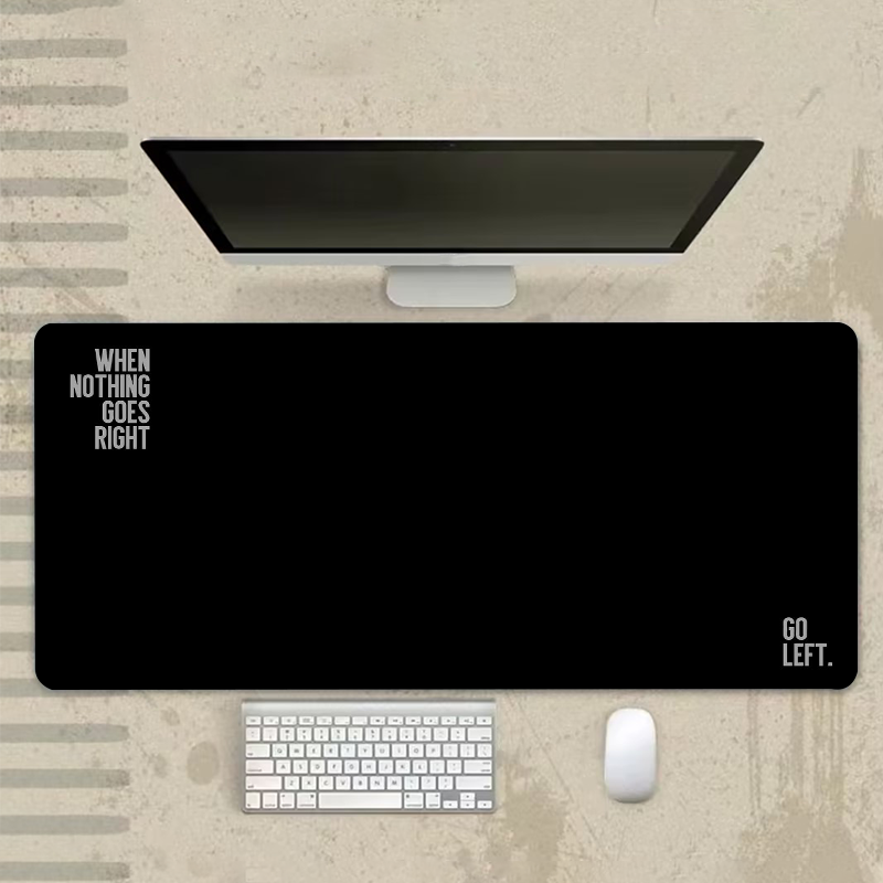Mouse Pad with 'When Nothing G - огляд і ціна Desk Setup Quotes