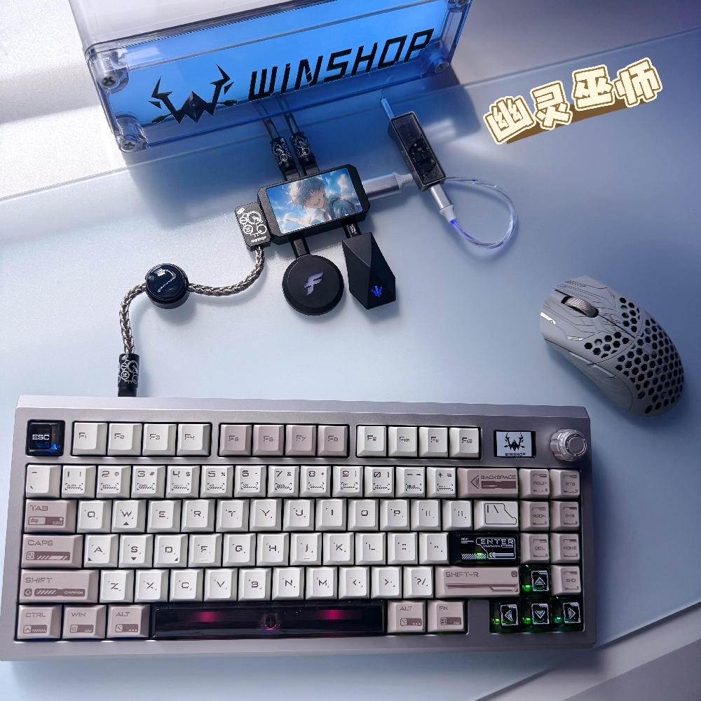 WINSHOP Gaming USB HUB 2-in-1  - огляд і ціна Desk Setup Hub