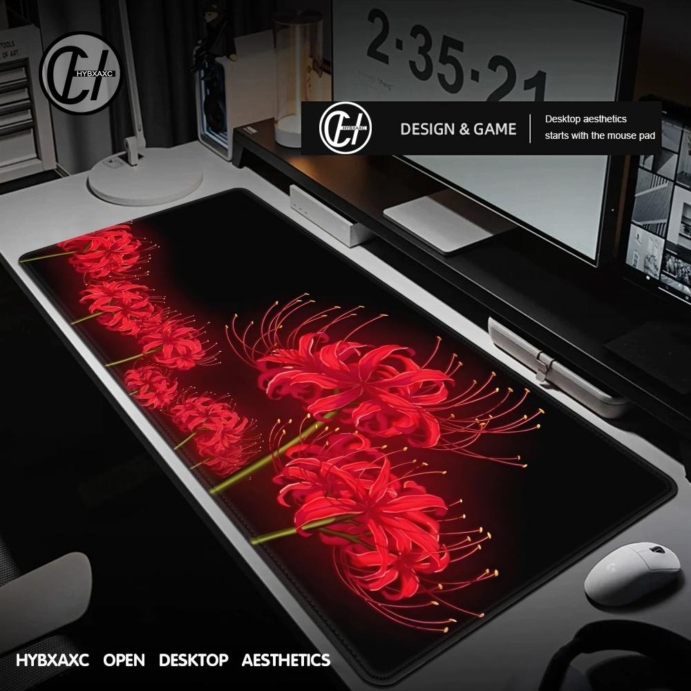 Red Spider Lily Mouse Pad Desk - огляд і ціна Desk Setup Red
