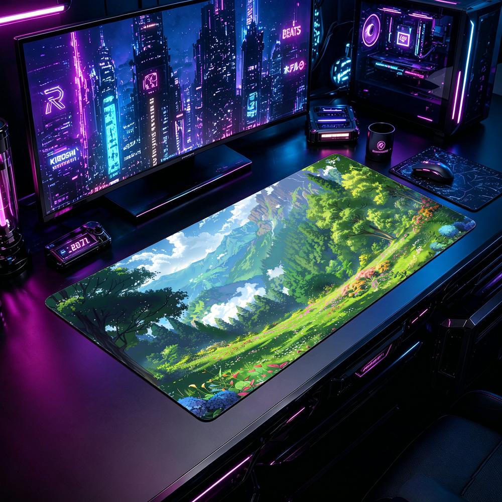 Nature MMountains and forestse - огляд і ціна Desk Setup Pc And Laptop