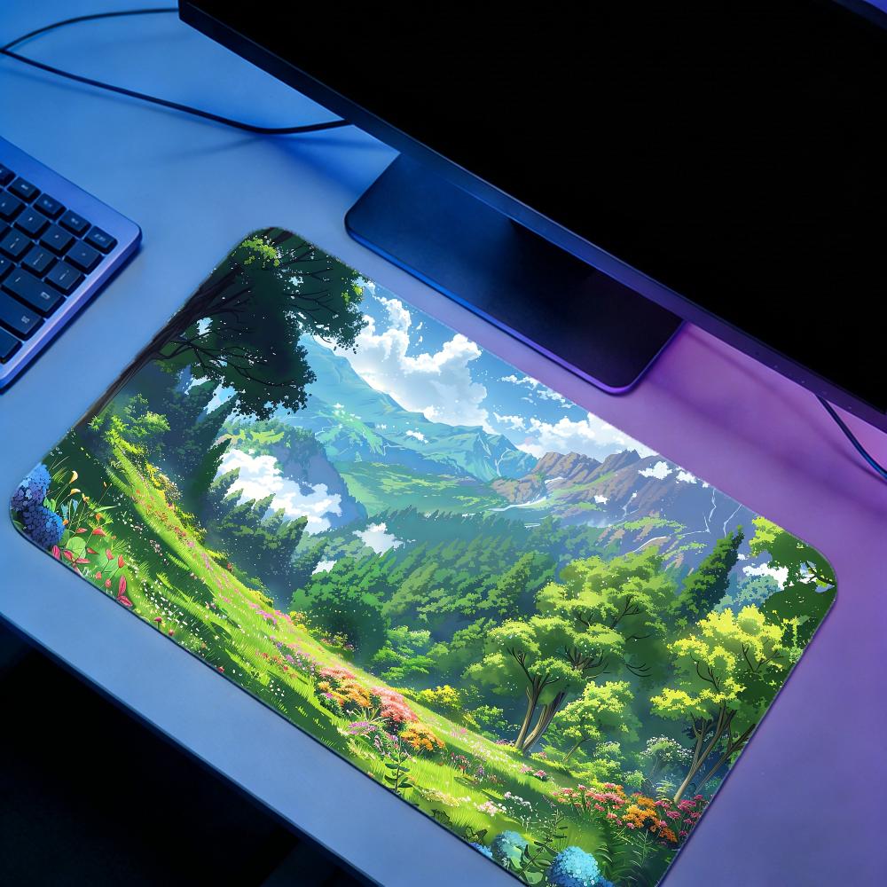 Nature MMountains and forestse - огляд і ціна Desk Setup Pc And Laptop