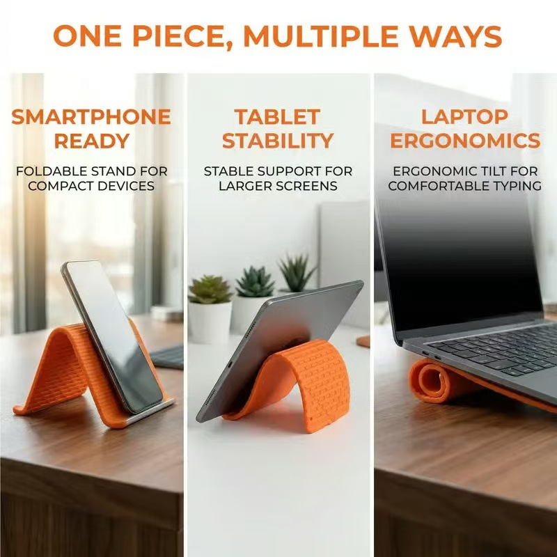 20CM Silicone Phone Stand, Tik - огляд і ціна Desk Setup Tablet