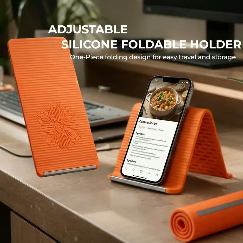 20CM Silicone Phone Stand, Tik - огляд і ціна Desk Setup Tablet