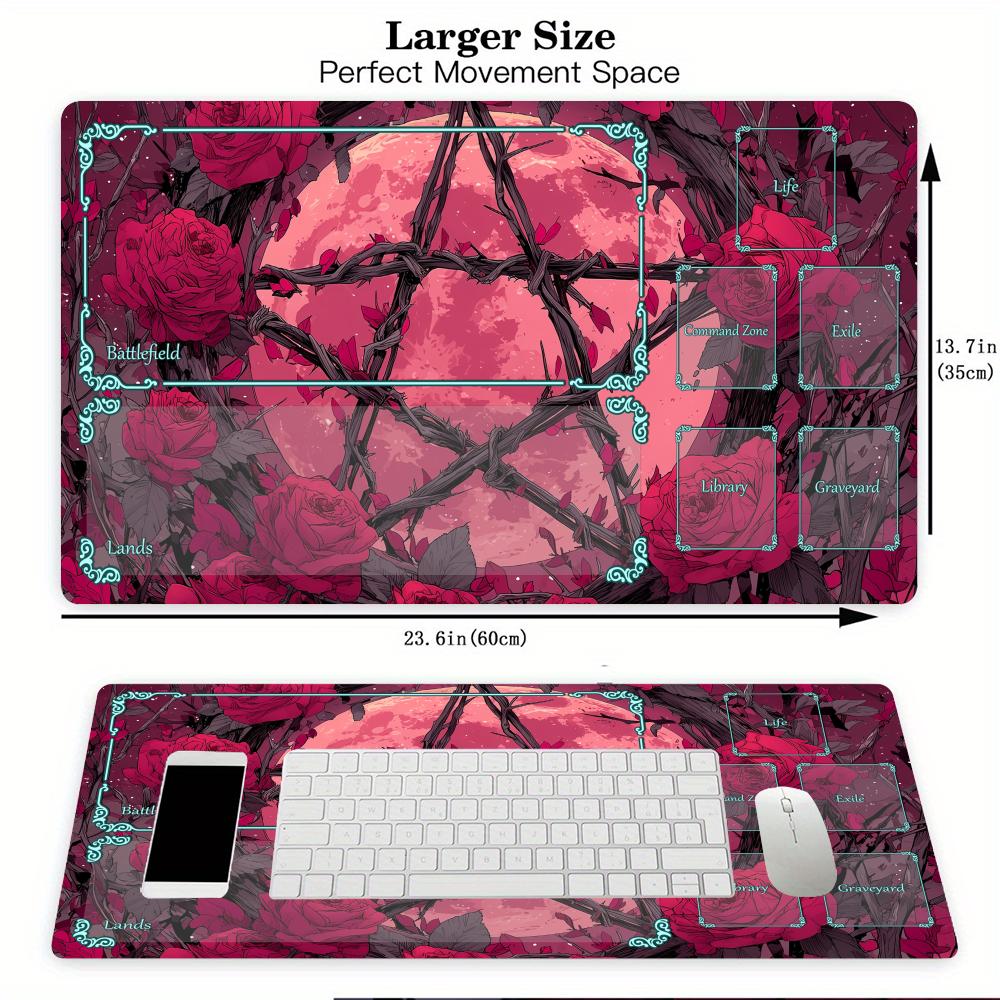 Romantic flowers and red moon  - огляд і ціна Desk Setup Red