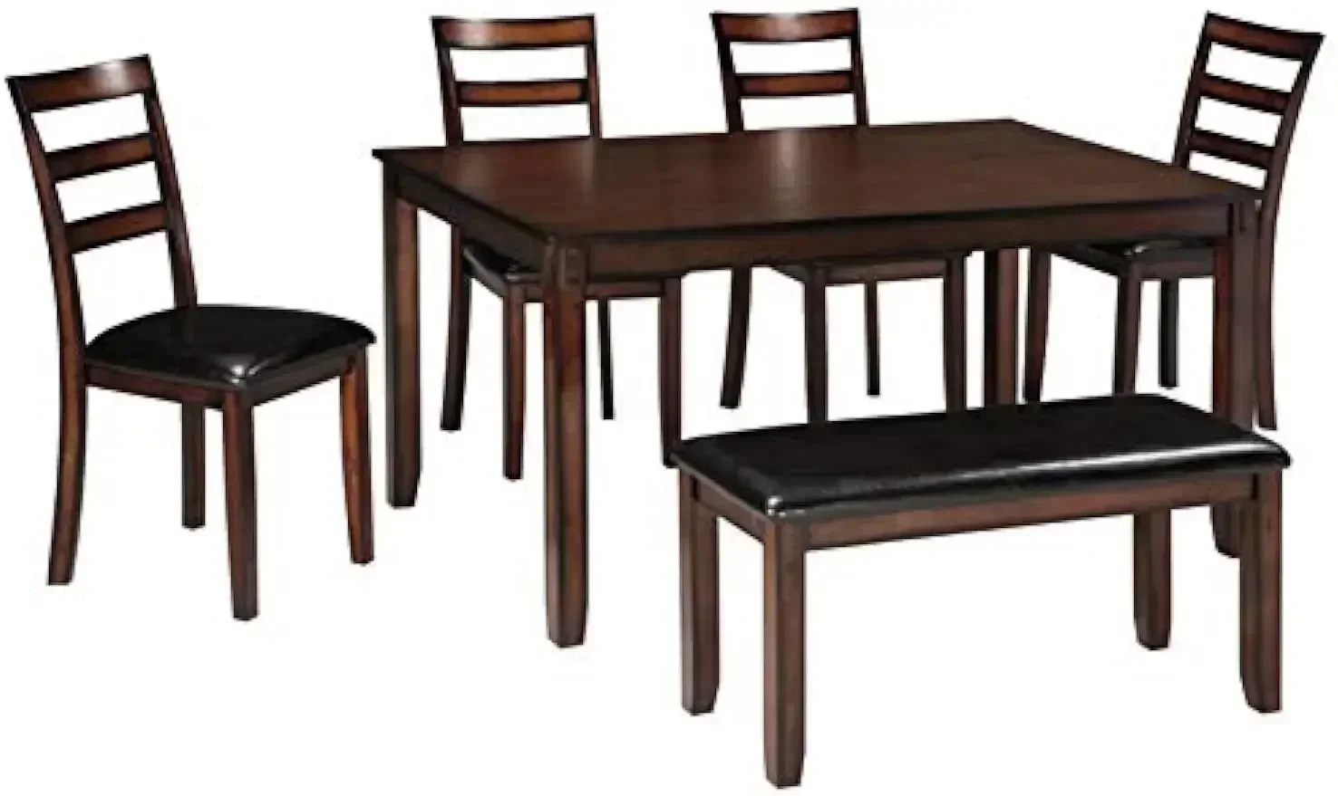 XMSJ-Coviar 6 Piece Dining Set - огляд і ціна Desk Setup Dark