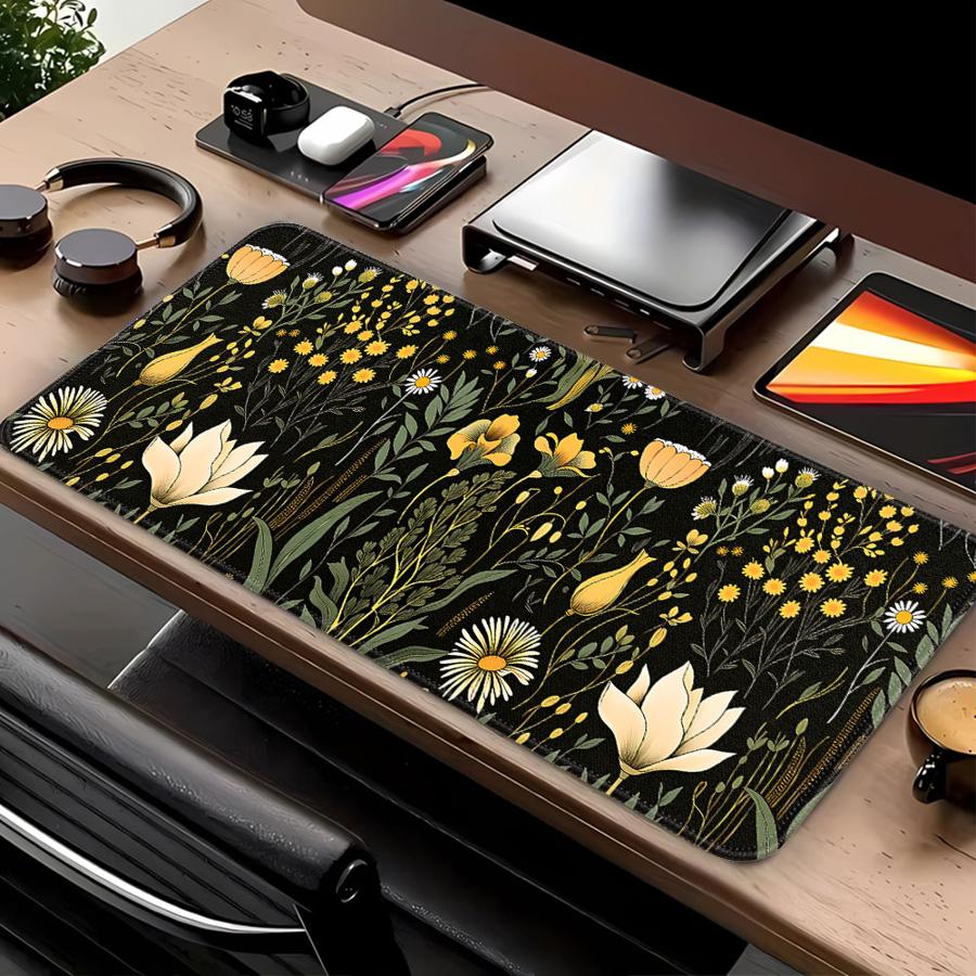 Anti slip Mouse Pad Computer L - огляд і ціна Desk Setup Dark