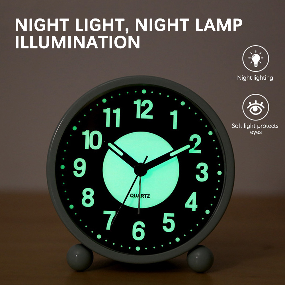 4.5-Inch Luminous Alarm Clock  - огляд і ціна Desk Setup Dark