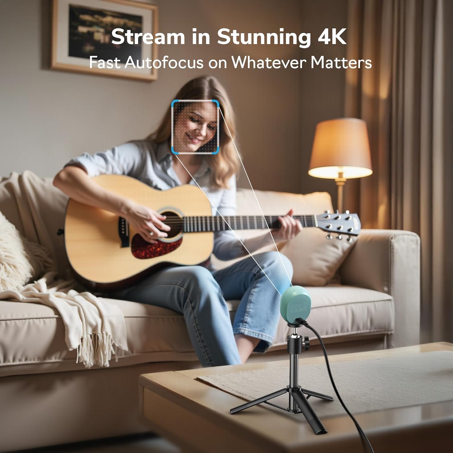 4K Webcam EMEET Dual-Camera AI - огляд і ціна Desk Setup Streaming