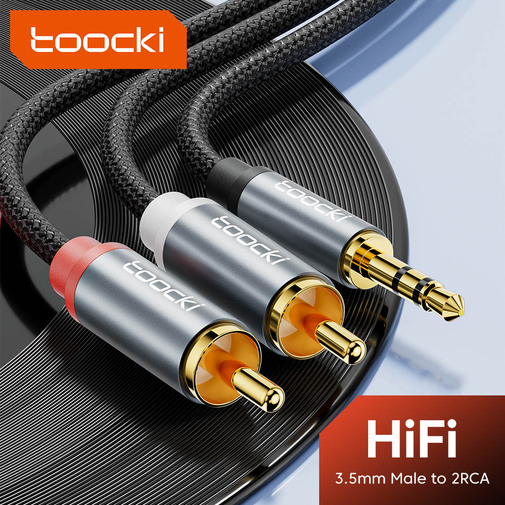 Toocki Audio Cable RCA To 3.5  - огляд і ціна Desk Hifi Setup