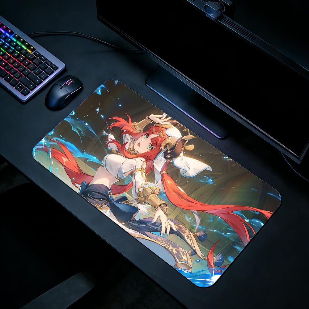 Gaming Mouse Pad NNilou Genshi - огляд і ціна Desk Setup Pc And Laptop