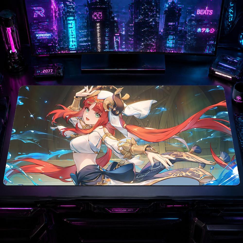Gaming Mouse Pad NNilou Genshi - огляд і ціна Desk Setup Pc And Laptop
